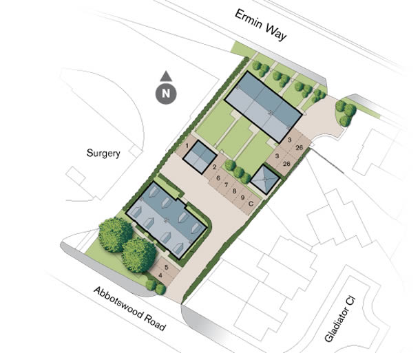 Deacon Mews - Site Plan